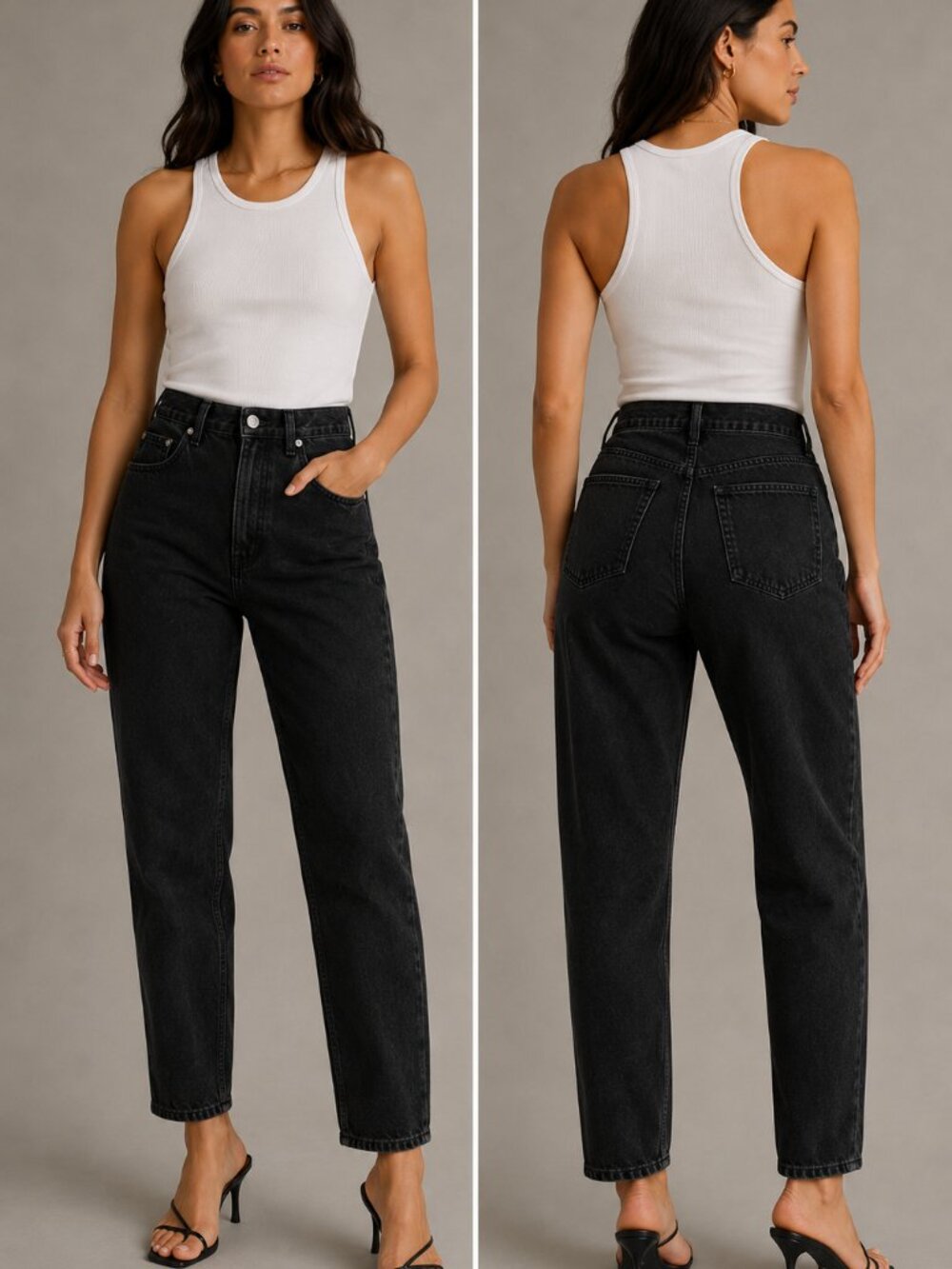 Vintage Gap Reverse Fit High Waist Tapered Straight Leg Jeans Size 8